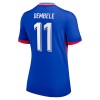 Original Fußballtrikot Frankreich Dembele 11 Heimtrikot EURO 2024 Für Damen